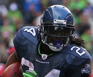 Marshawn Lynch - actionshot photo